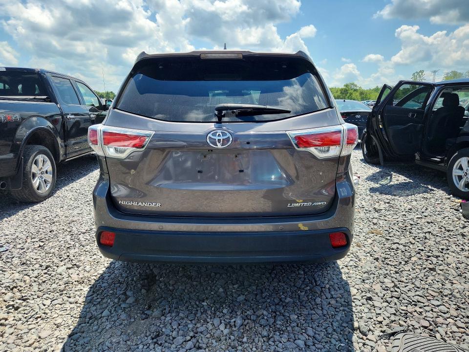 Aukcja sprzedaży 2014 Toyota Highlander, vin: 5TDDKRFH8ES007425, numer aukcji: 59906936