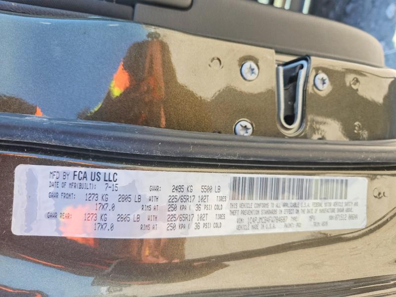 60486126 :رقم المزاد ، 1C4PJMCB4FW784687 vin ، 2015 Jeep Cherokee مزاد بيع