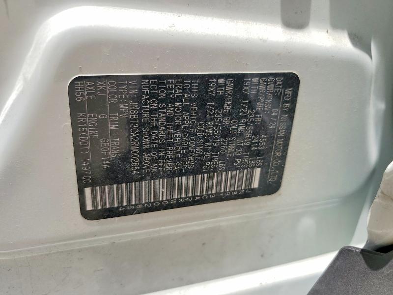 Продаж на аукціоні авто 2024 Nissan Rogue, vin: JN8BT3CA2RW002854, номер лоту: 59328426