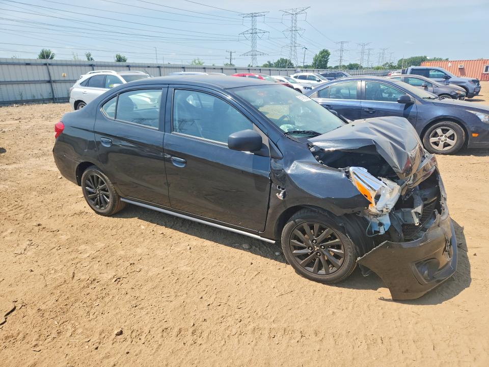 2020 Mitsubishi Mirage მანქანა იყიდება აუქციონზე, vin: ML32F4FJ5LHF09737, აუქციონის ნომერი: 61146126