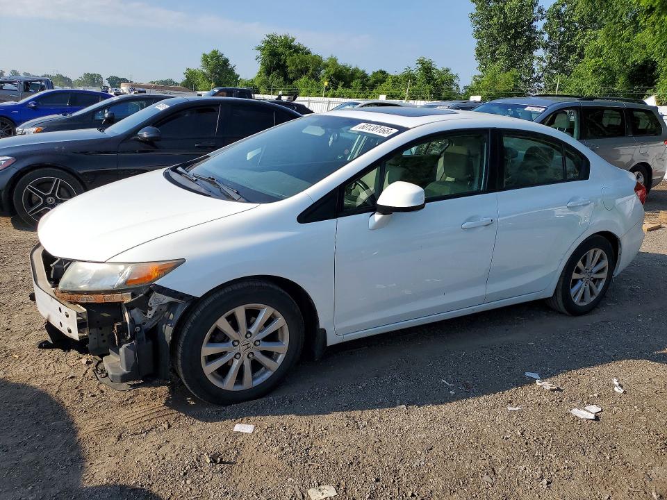 2012 Honda Civic მანქანა იყიდება აუქციონზე, vin: 2HGFB2F52CH001333, აუქციონის ნომერი: 60138166