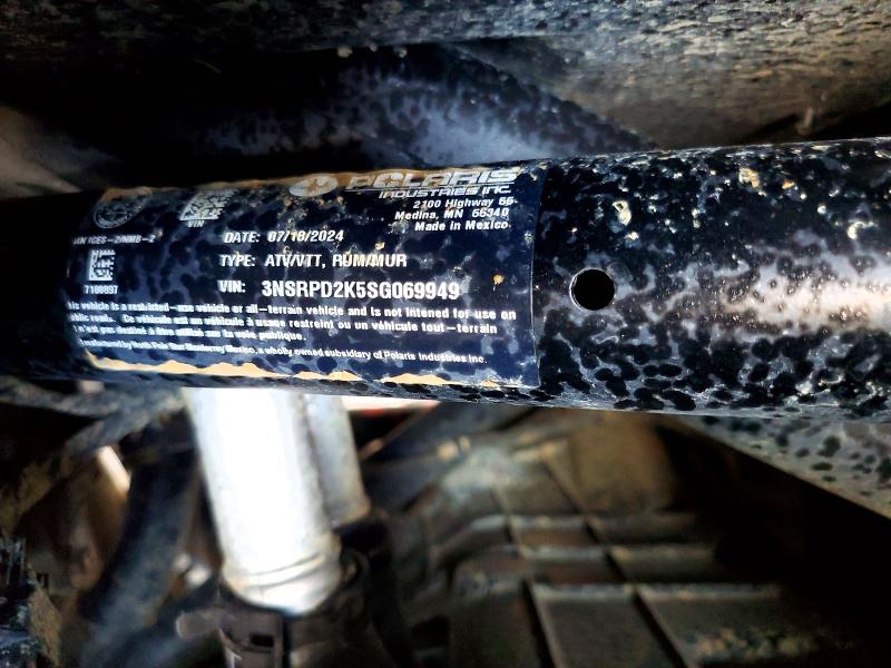 2025 Polaris Unknown მანქანა იყიდება აუქციონზე, vin: 3NSRPD2K5SG069949, აუქციონის ნომერი: 62611436