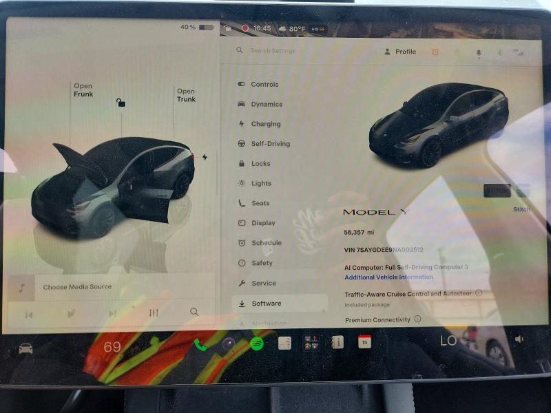 Aukcja sprzedaży 2022 Tesla Model Y, vin: 7SAYGDEE9NA002512, numer aukcji: 60503446