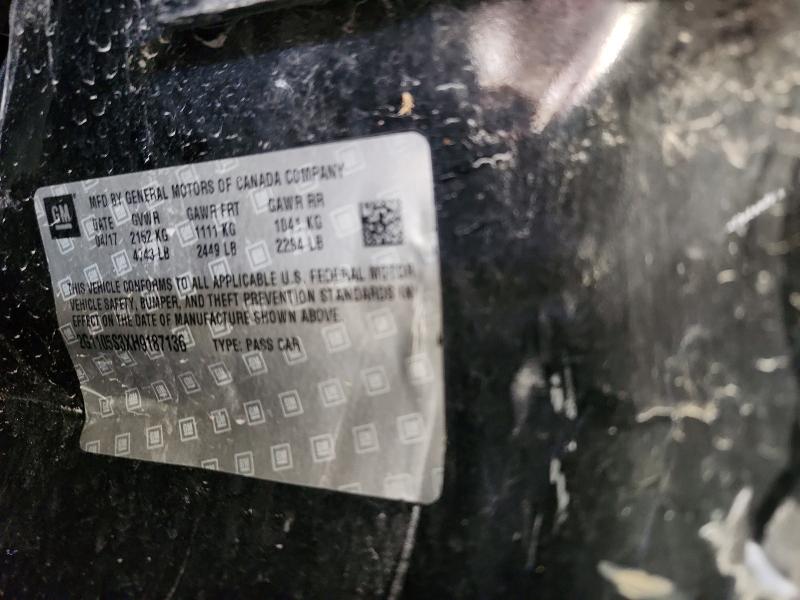 2017 Chevrolet Impala მანქანა იყიდება აუქციონზე, vin: 2G1105S3XH9187136, აუქციონის ნომერი: 62867186