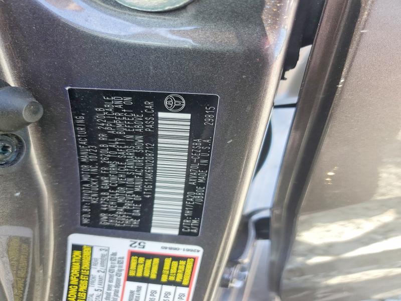 Продаж на аукціоні авто 2024 Toyota Camry, vin: 4T1G11AK6RU208712, номер лоту: 61209126