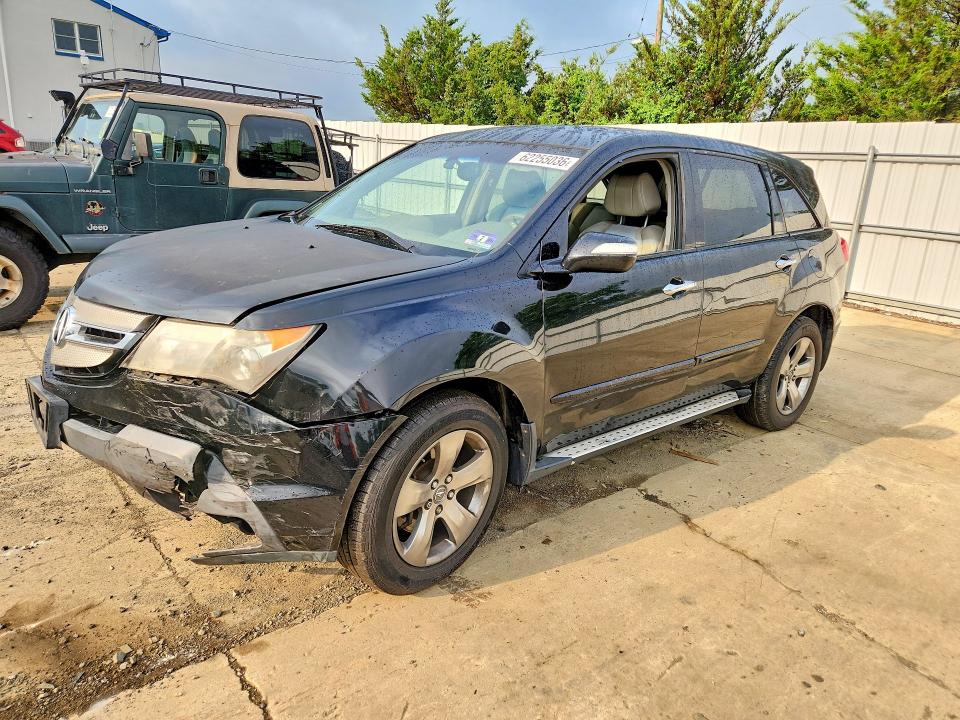 62255036 :رقم المزاد ، 2HNYD28837H514079 vin ، 2007 Acura Mdx مزاد بيع