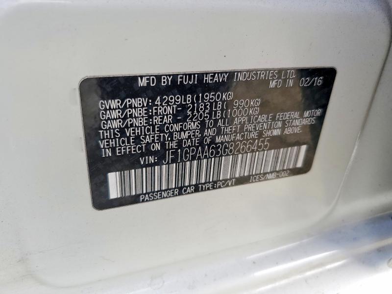 Продаж на аукціоні авто 2016 Subaru Impressa, vin: JF1GPAA63G8266455, номер лоту: 60910466