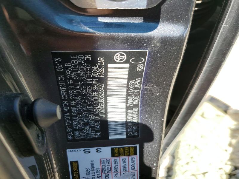 2013 Toyota Prius V მანქანა იყიდება აუქციონზე, vin: JTDZN3EU8D3263427, აუქციონის ნომერი: 60212846