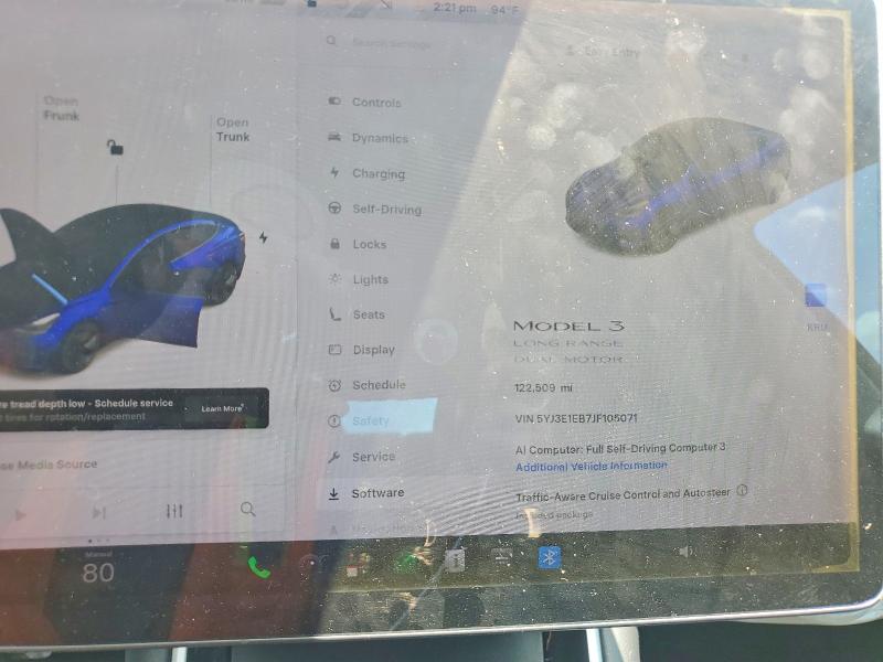 Aukcja sprzedaży 2018 Tesla Model 3, vin: 5YJ3E1EB7JF105071, numer aukcji: 60763066