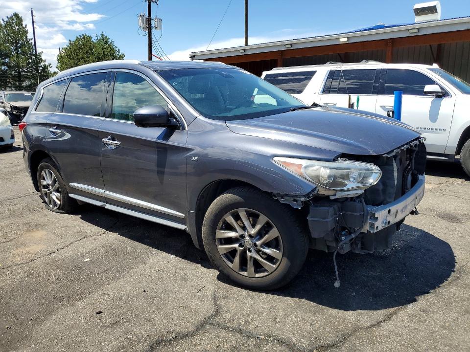 2014 Infiniti Qx60 მანქანა იყიდება აუქციონზე, vin: 5N1AL0MM8EC507920, აუქციონის ნომერი: 60142606