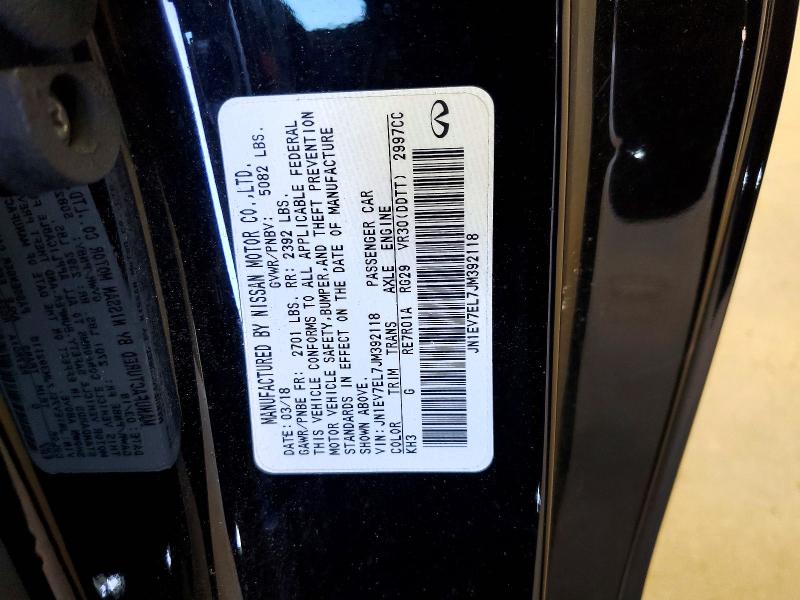 Продаж на аукціоні авто 2018 Infiniti Q60, vin: JN1EV7EL7JM392118, номер лоту: 85993425