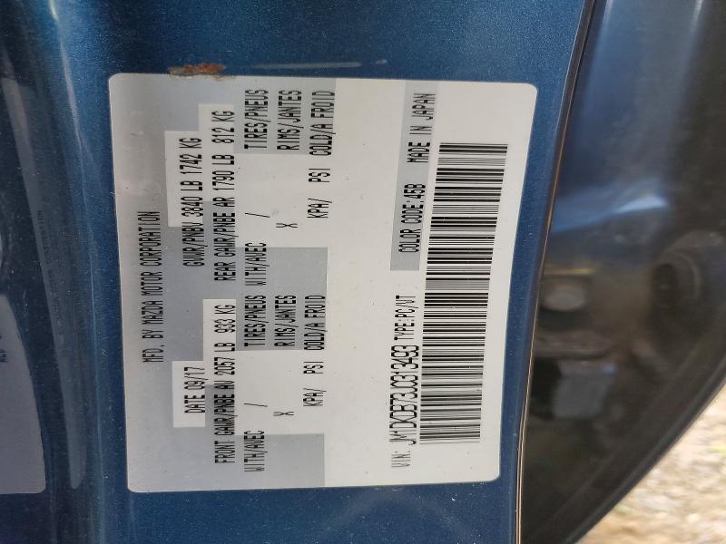 Продажа на аукционе авто 2018 Mazda Cx-3, vin: JM1DKDB73J0313493, номер лота: 58577026