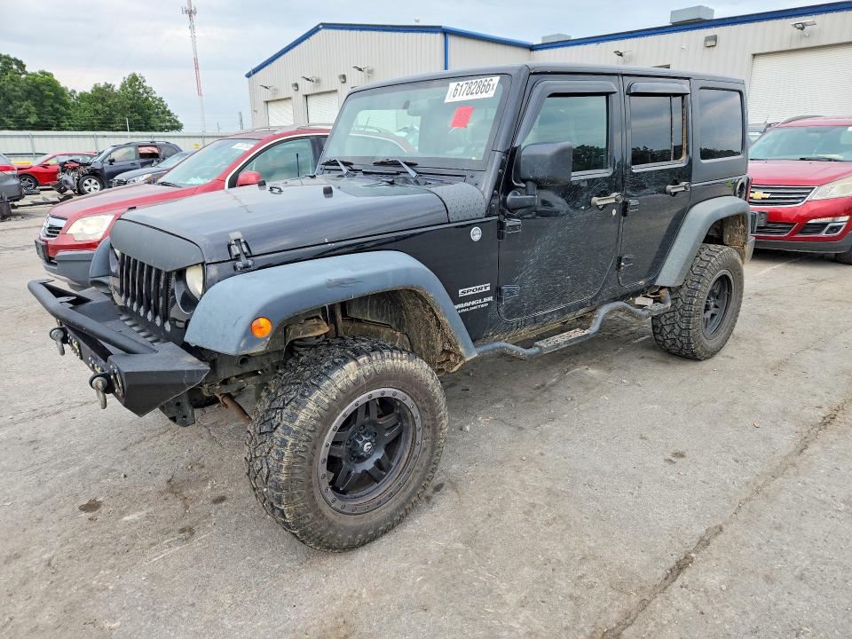 61782866 :رقم المزاد ، 1C4BJWDG5EL102691 vin ، 2014 Jeep Wrangler Unlimited مزاد بيع