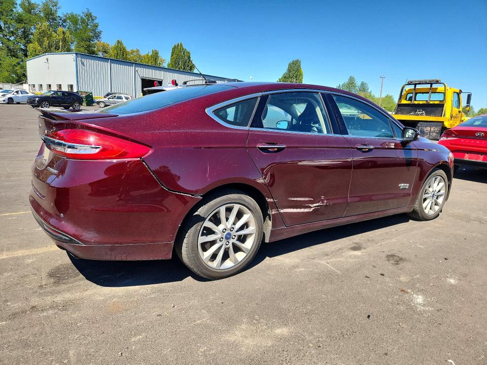 Aukcja sprzedaży 2017 Ford Fusion, vin: 3FA6P0SU2HR110927, numer aukcji: 59987626