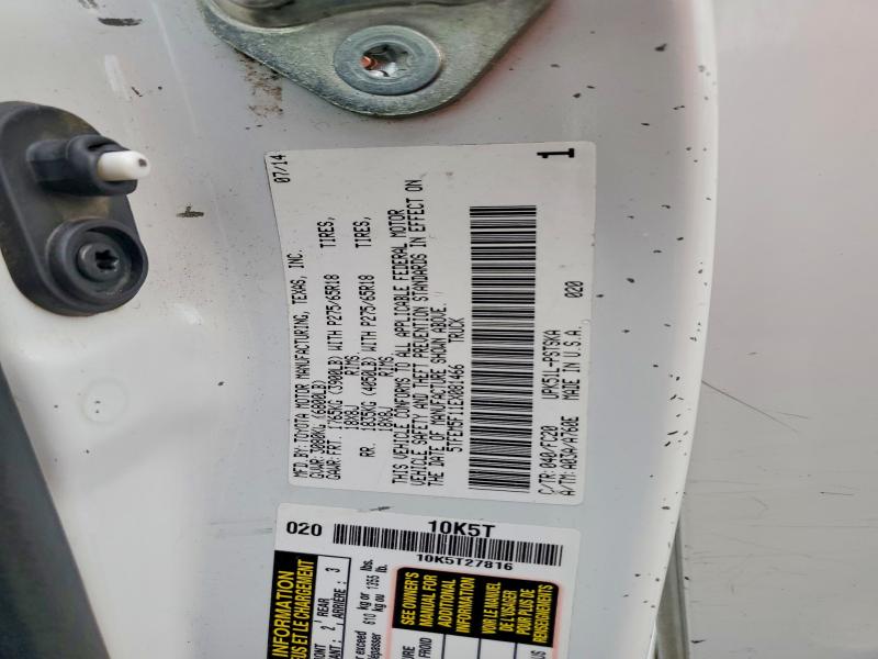 60330606 :رقم المزاد ، 5TFEM5F11EX081466 vin ، 2014 Toyota Tundra مزاد بيع