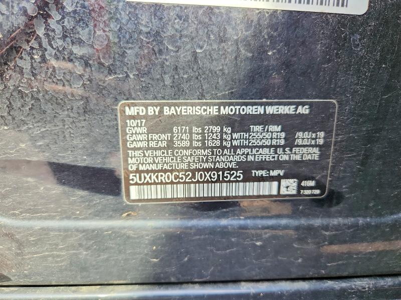 Aukcja sprzedaży 2018 Bmw X5, vin: 5UXKR0C52J0X91525, numer aukcji: 60214526