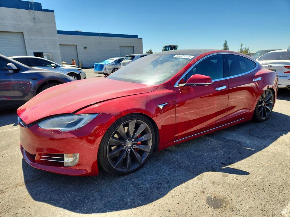 2017 Tesla Model S მანქანა იყიდება აუქციონზე, vin: 5YJSA1E41HF216430, აუქციონის ნომერი: 59300846