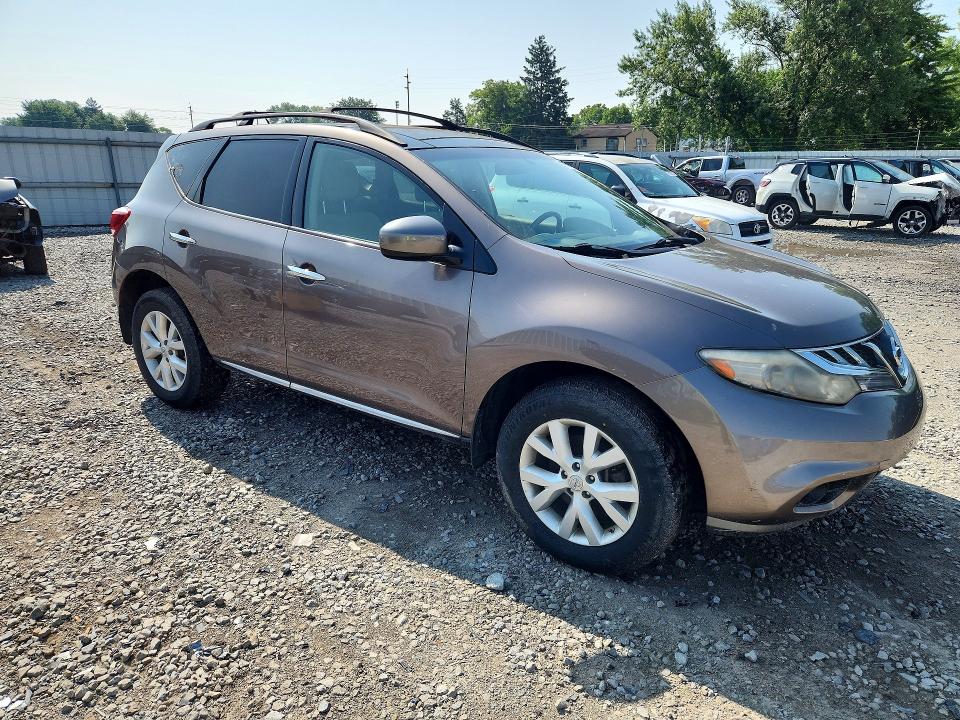 61080376 :رقم المزاد ، JN8AZ1MW9BW166858 vin ، 2011 Nissan Murano مزاد بيع