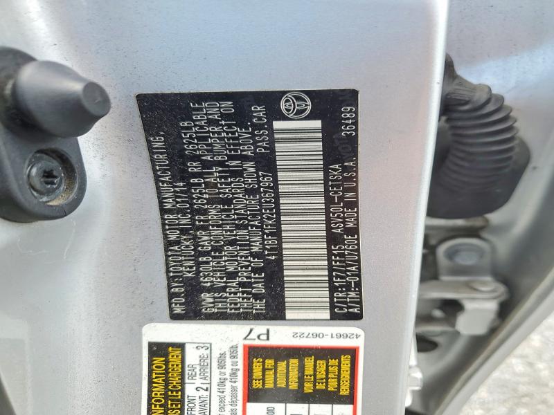 Aukcja sprzedaży 2014 Toyota Camry, vin: 4T1BF1FK2EU367967, numer aukcji: 59854336