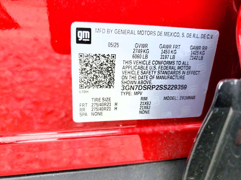 Продажа на аукционе авто 2025 Chevrolet Equinox, vin: 3GN7DSRP2SS229359, номер лота: 62415686