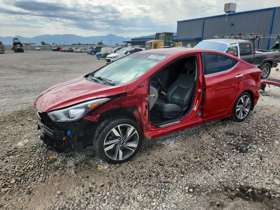 2015 Hyundai Elantra მანქანა იყიდება აუქციონზე, vin: KMHDH4AE0FU223762, აუქციონის ნომერი: 61230326