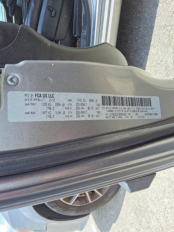 Продаж на аукціоні авто 2016 Dodge Grand Caravan, vin: 2C4RDGEG7GR320362, номер лоту: 63187776