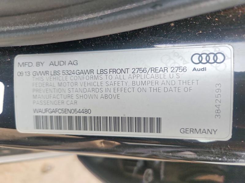 62764696 :رقم المزاد ، WAUFGAFC5EN054480 vin ، 2014 Audi A6 مزاد بيع