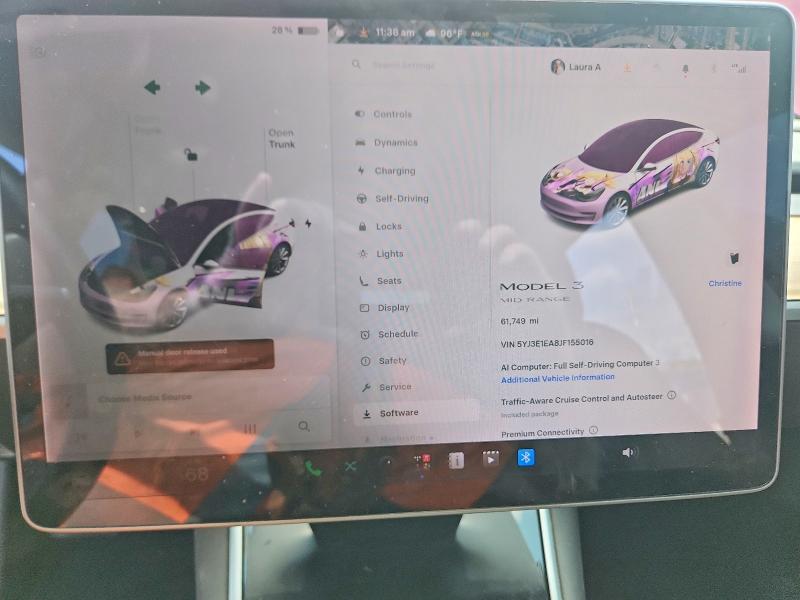 Aukcja sprzedaży 2018 Tesla Model 3, vin: 5YJ3E1EA8JF155016, numer aukcji: 60869056