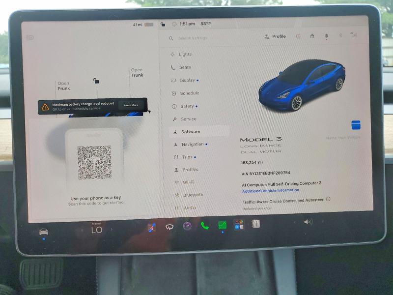Aukcja sprzedaży 2022 Tesla Model 3, vin: 5YJ3E1EB3NF289754, numer aukcji: 59821146