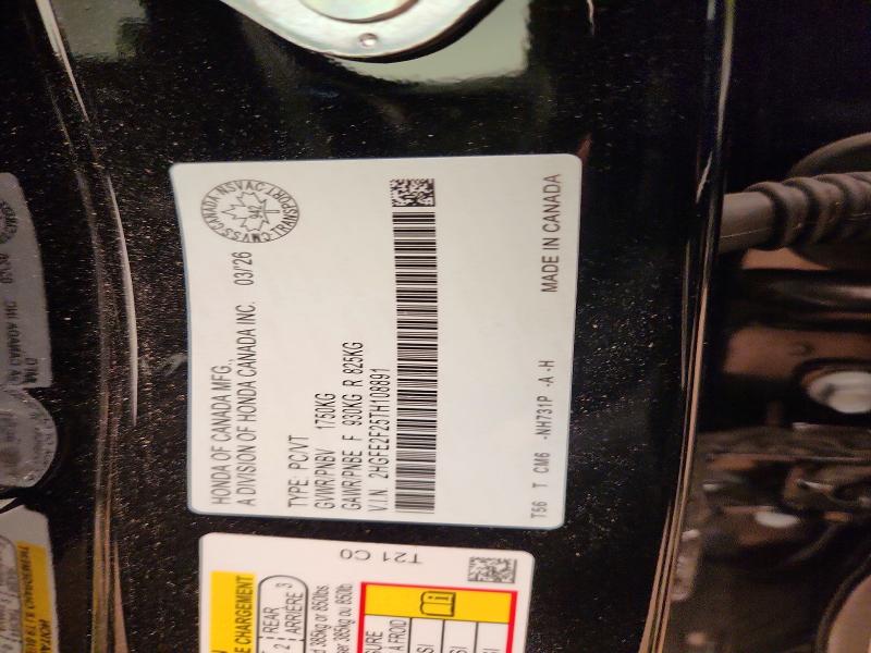 Продажа на аукционе авто 2026 Honda Civic, vin: 2HGFE2F25TH108891, номер лота: 61219966