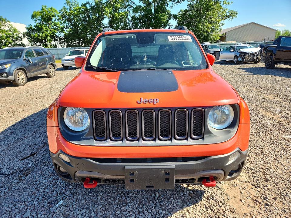 Продаж на аукціоні авто 2016 Jeep Renegade, vin: ZACCJBCT3GPD55311, номер лоту: 59320986