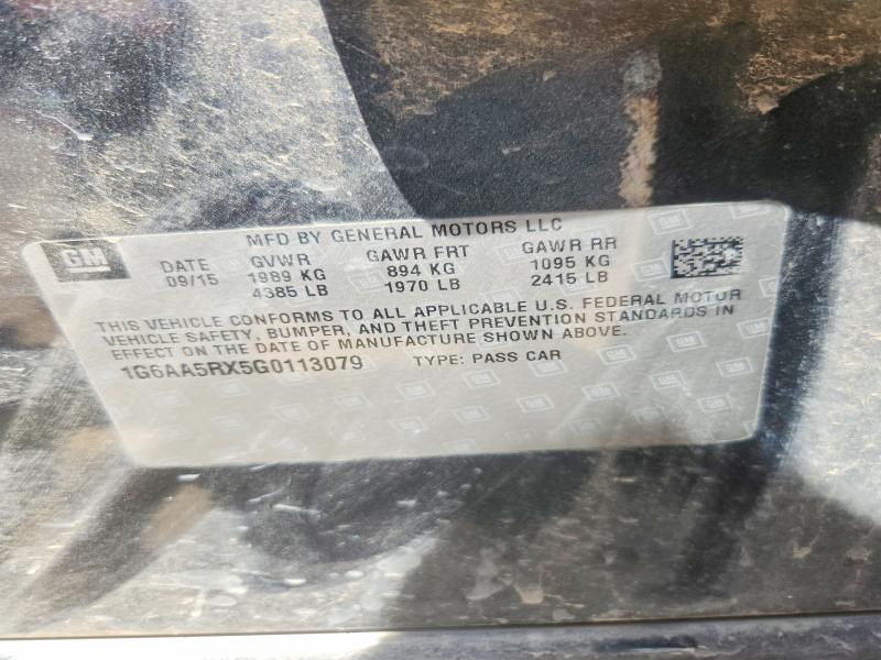 Продажа на аукционе авто 2016 Cadillac Ats, vin: 1G6AA5RX5G0113079, номер лота: 62539446