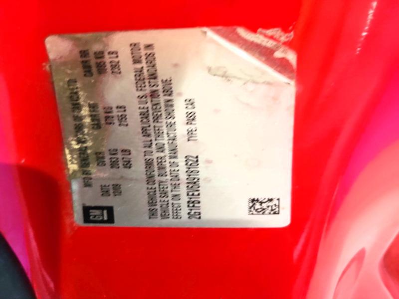 Auction sale of the 2010 Chevrolet Camaro, vin: 2G1FB1EV6A9181622, lot number: 60200526