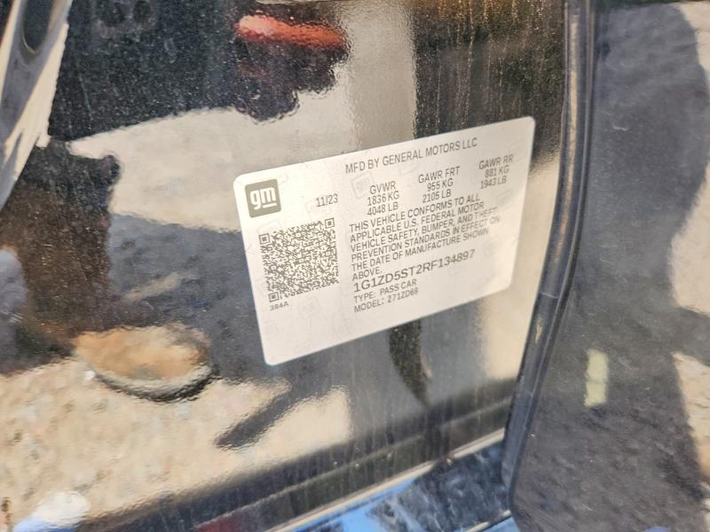 Aukcja sprzedaży 2024 Chevrolet Malibu, vin: 1G1ZD5ST2RF134897, numer aukcji: 62380476