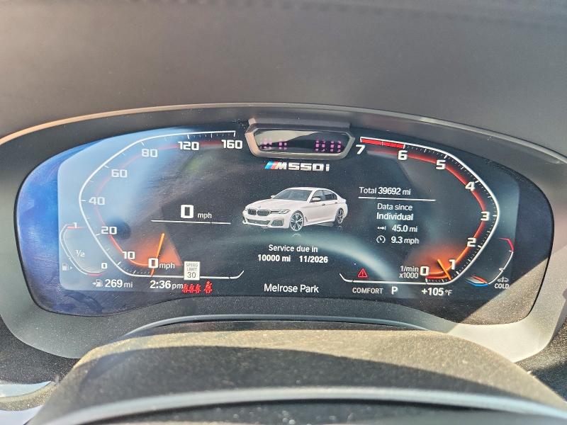 Aukcja sprzedaży 2022 Bmw M550xi, vin: WBA13BK0XNCJ52830, numer aukcji: 61038866