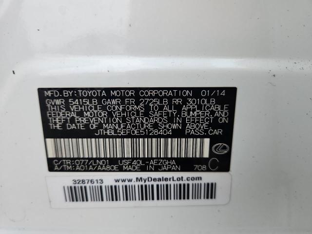 62480456 :رقم المزاد ، JTHBL5EF0E5128404 vin ، 2014 Lexus Ls مزاد بيع
