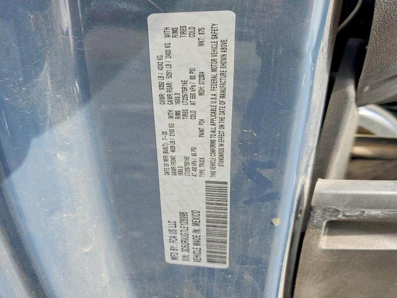 Aukcja sprzedaży 2020 Ram Promaster 3500, vin: 3C6URVJG7LE128996, numer aukcji: 59745906