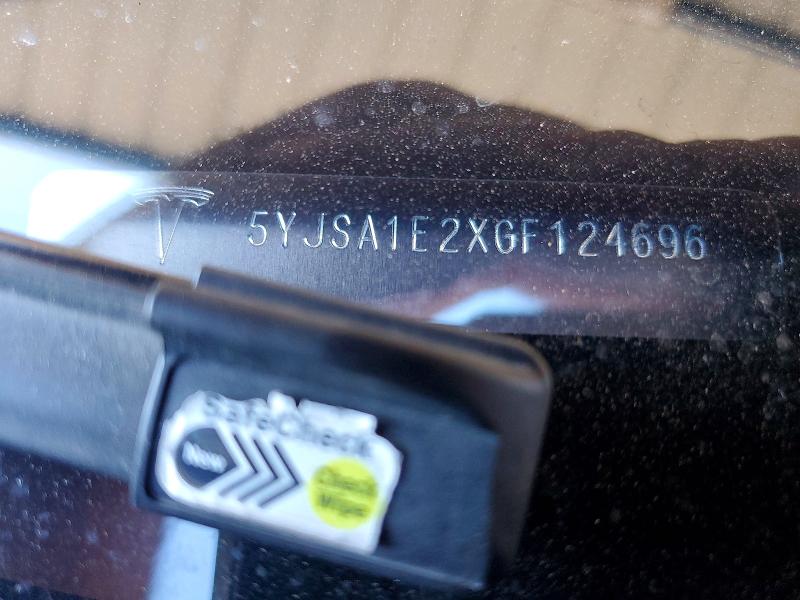 Продажа на аукционе авто 2016 Tesla Model S, vin: 5YJSA1E2XGF124696, номер лота: 60706306