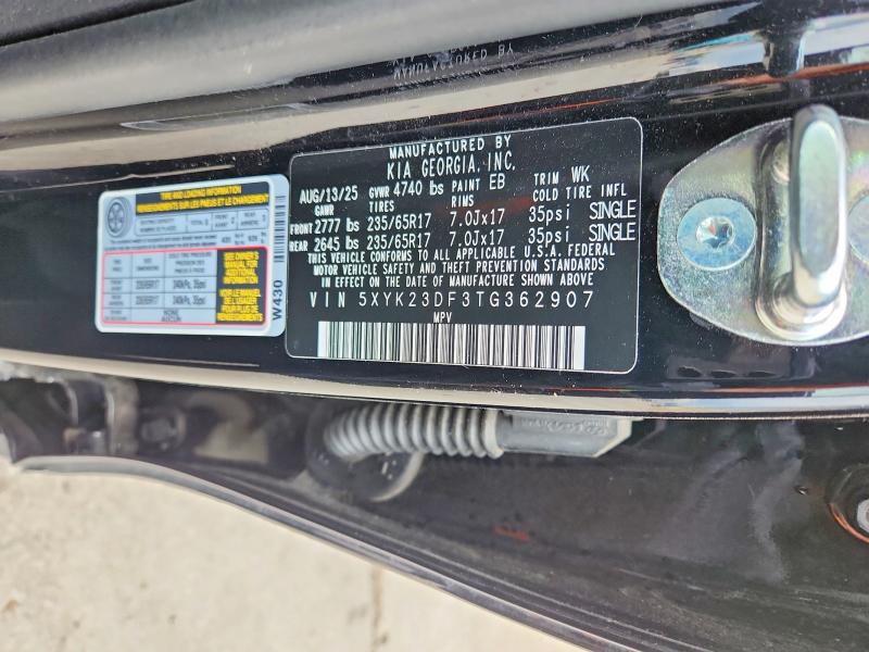 Продажа на аукционе авто 2026 Kia Sportage, vin: 5XYK23DF3TG362907, номер лота: 59717476