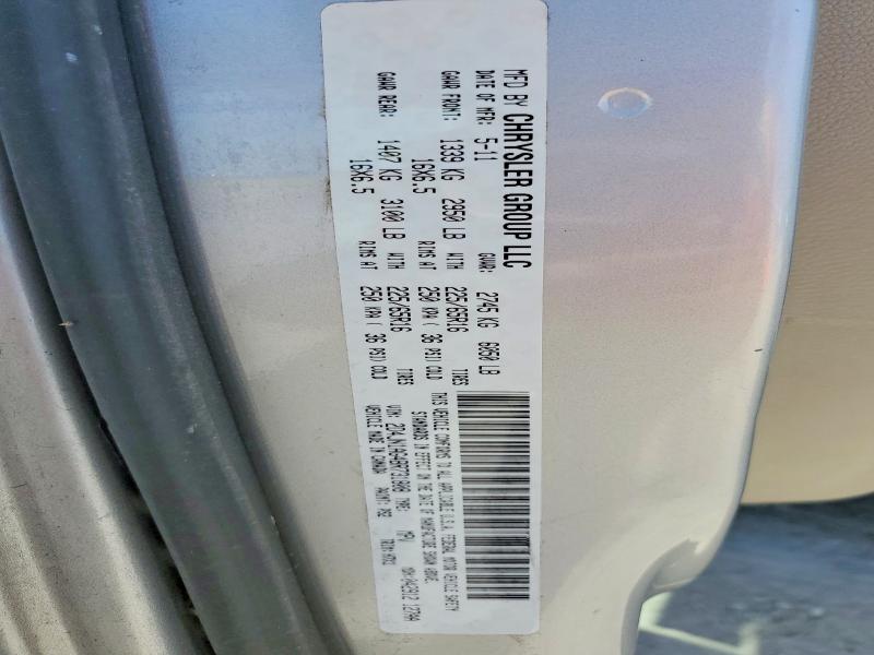 2011 Dodge Grand Caravan მანქანა იყიდება აუქციონზე, vin: 2D4JN1AG4BR731808, აუქციონის ნომერი: 60691316