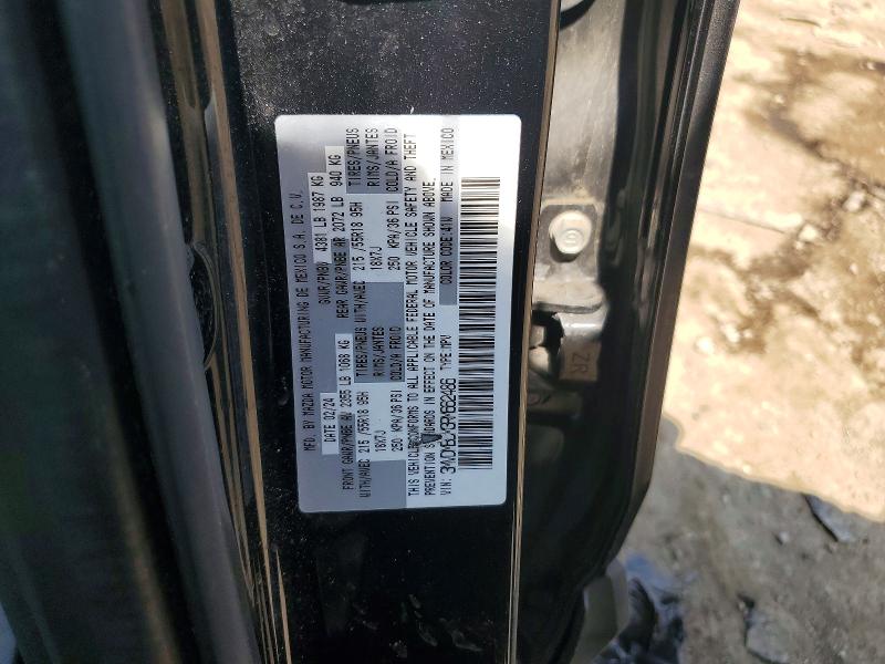 59606956 :رقم المزاد ، 3MVDMBBM3RM662486 vin ، 2024 Mazda Cx-30 مزاد بيع