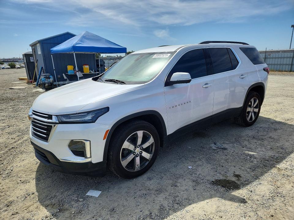 59662526 :رقم المزاد ، 1GNERHKW0NJ164238 vin ، 2022 Chevrolet Traverse مزاد بيع