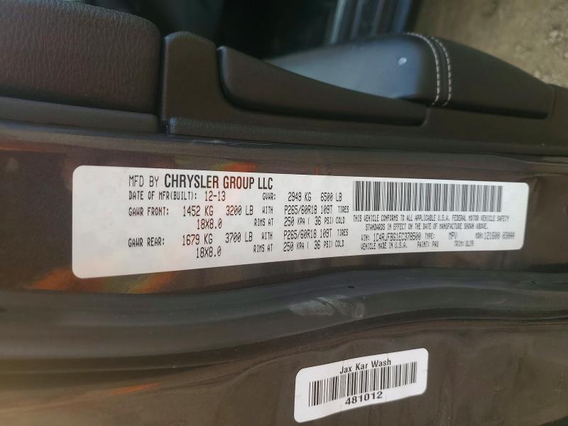 Aukcja sprzedaży 2014 Jeep Grand Cherokee, vin: 1C4RJFBG1EC378500, numer aukcji: 61113816