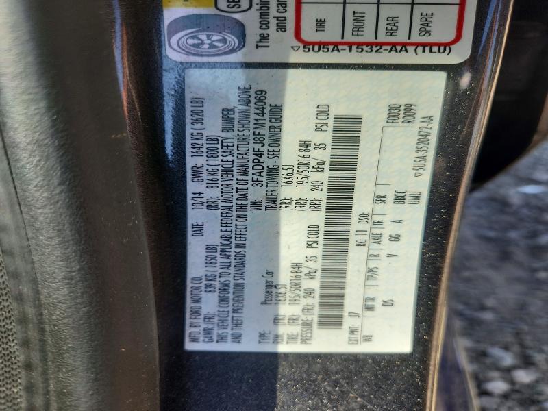 Продажа на аукционе авто 2015 Ford Fiesta, vin: 3FADP4FJ8FM144069, номер лота: 61512486