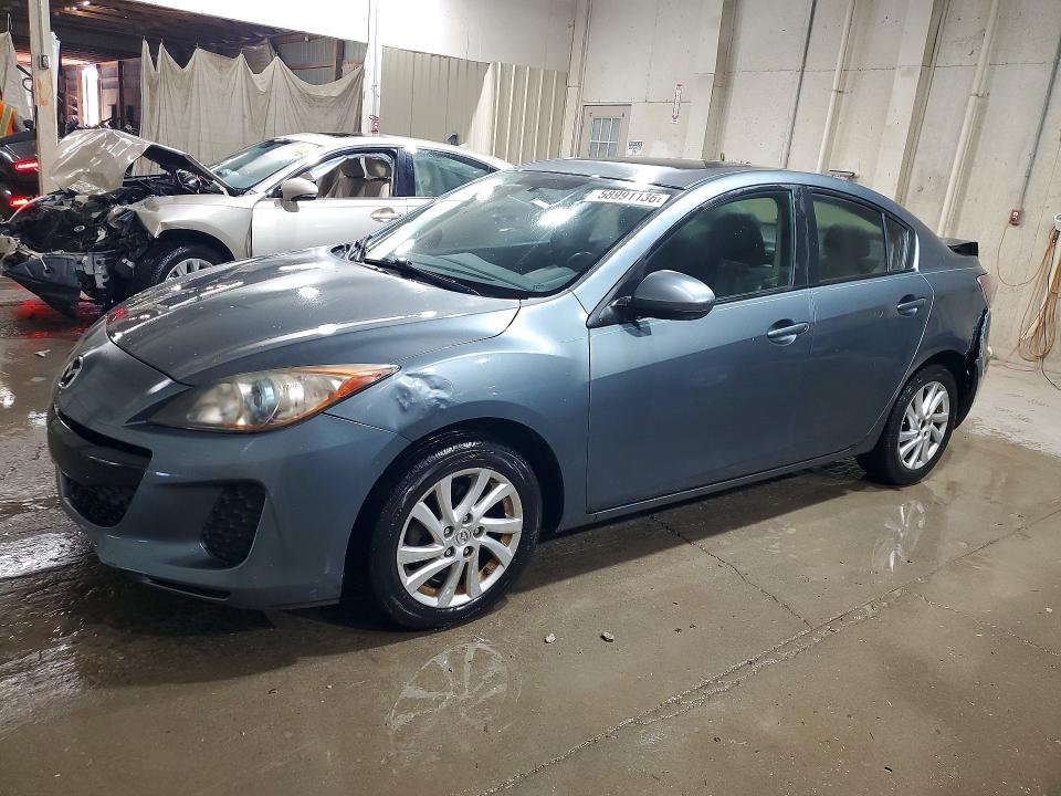 2012 Mazda 3 მანქანა იყიდება აუქციონზე, vin: JM1BL1W79C1688301, აუქციონის ნომერი: 58991136