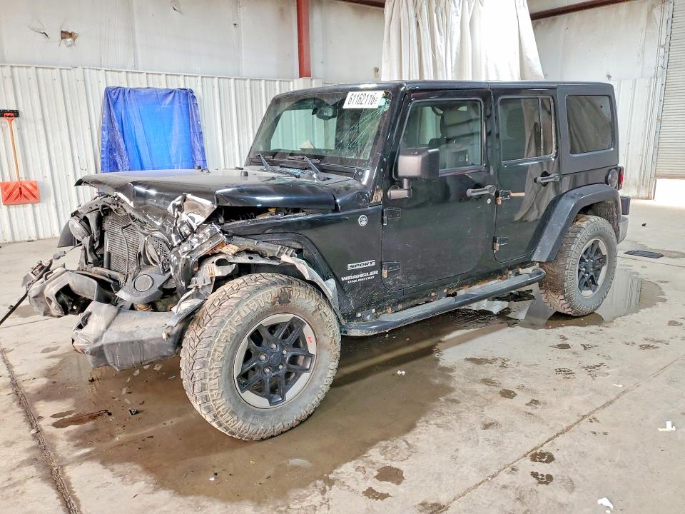 61162116 :رقم المزاد ، 1C4BJWDG9EL312825 vin ، 2014 Jeep Wrangler Unlimited مزاد بيع