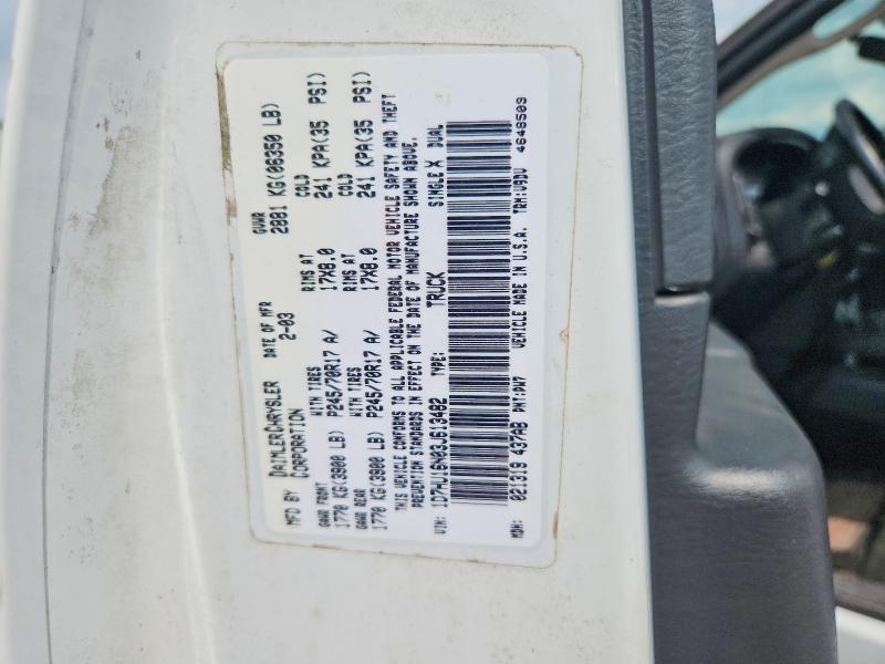 2003 Dodge Ram 1500 მანქანა იყიდება აუქციონზე, vin: 1D7HU16N03J613482, აუქციონის ნომერი: 59273586