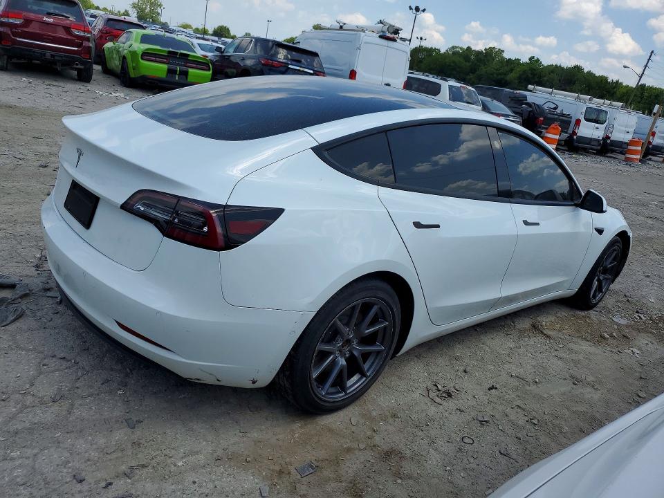 2022 Tesla Model 3 მანქანა იყიდება აუქციონზე, vin: 5YJ3E1EA5NF111979, აუქციონის ნომერი: 59086686