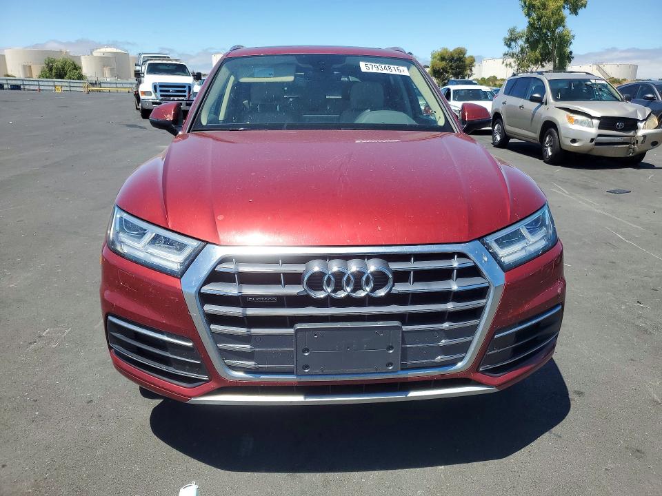 Продажа на аукционе авто 2018 Audi Q5, vin: WA1BNAFY4J2165224, номер лота: 57934816