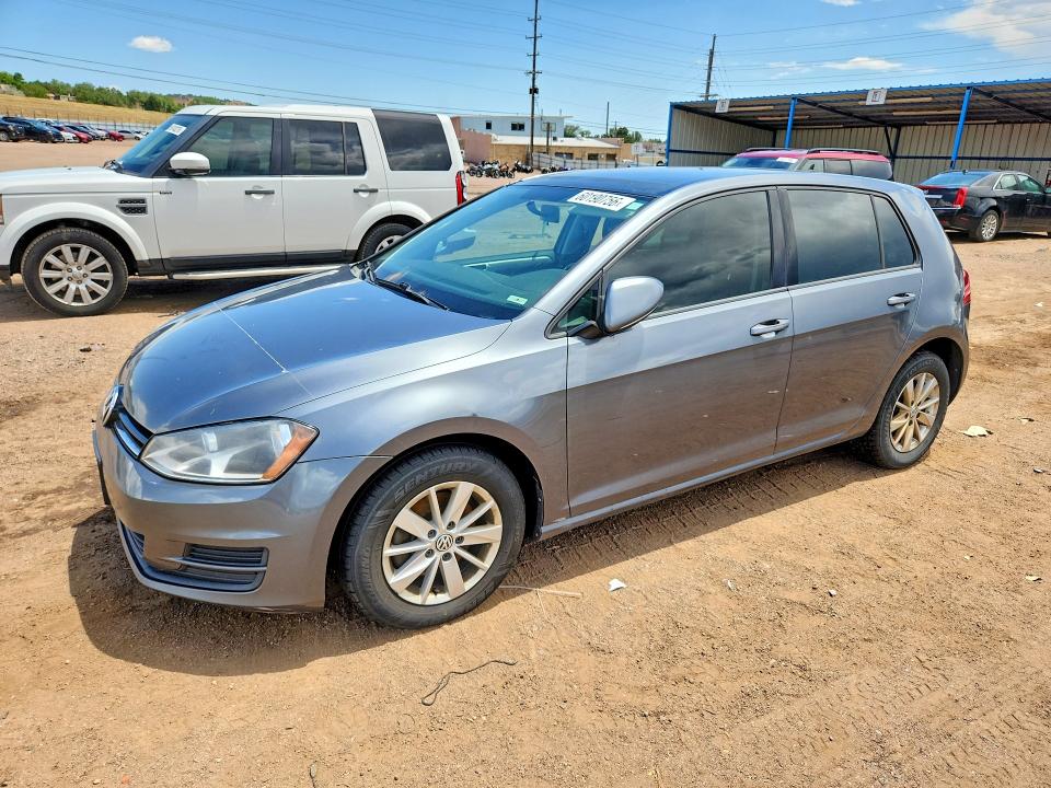 60190756 :رقم المزاد ، 3VW217AU6FM013368 vin ، 2015 Volkswagen Golf مزاد بيع